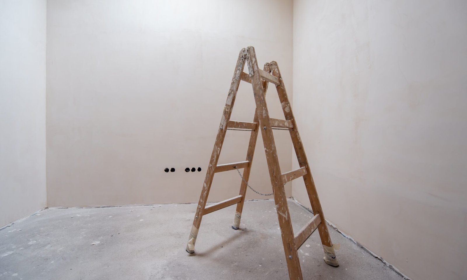 ladder in Interior of apartment